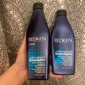 Redken Brown highlight extender shampoo and conditioner
